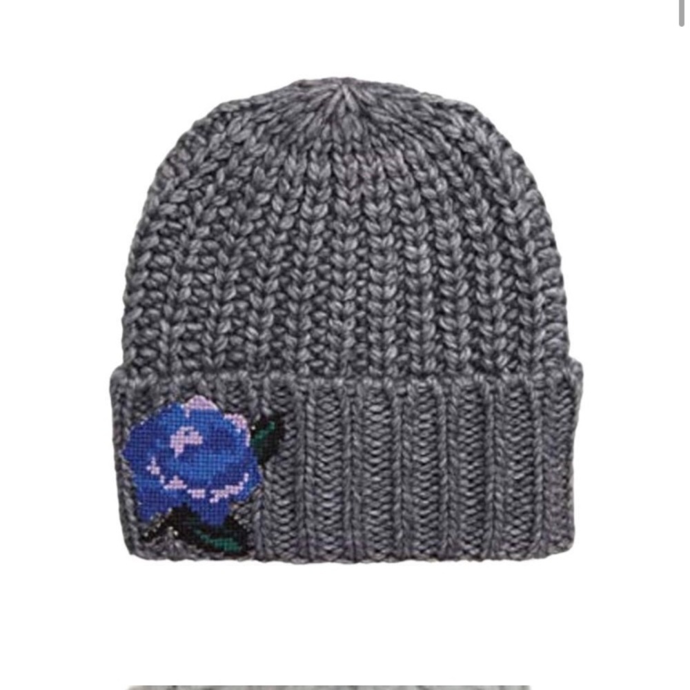 Free People Grey Beanie NWT
